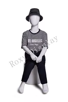 Egghead Child Mannequin With Sitting Pose #MZ-SQ15 • $99