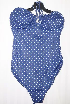 Motherhood Swimsuit Swimwear One Piece (bottom Attached) Sz L • $12.95