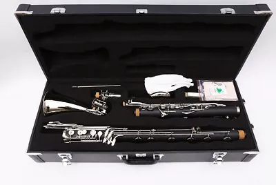 Yinfente Bass Clarinet Low C Clarinet Pro Level Easy Blowing Nickel Plated Keys • $1439