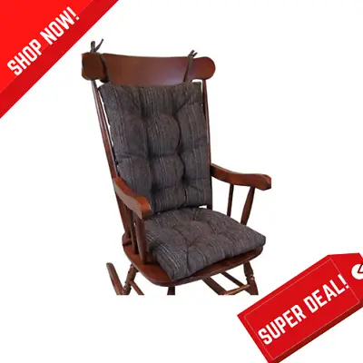 $36.29 • Buy Non-Slip Polar Jumbo Rocking Chair Cushions Furniture Safe Slip Resistant