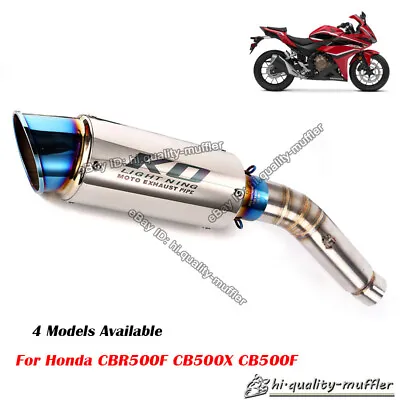$88.09 • Buy For Honda CB500F CB500X CBR500R Slip On Exhaust Muffler Pipe Wiht DB Killer