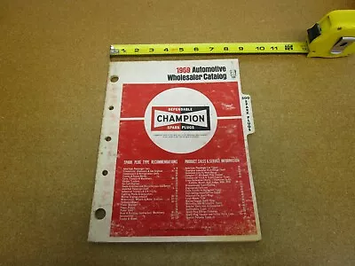 $12 • Buy 1969 Champion Spark Plug Parts Book Catalog Manual VINTAGE Car Truck Tractor