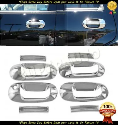 For 2003-2017 Ford Expedition+Lincoln Navigator 8pcs Chrome Door Handle Covers • $29.99