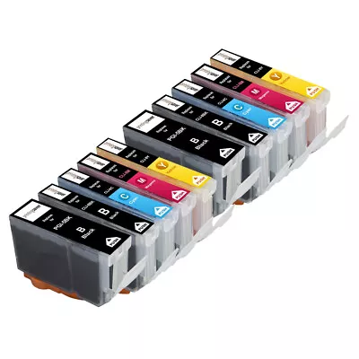 10 XL Ink Cartridge For Canon IP3300 IP3500 IP4200 IP4300 IP4500 IP5100 IP5200 • £12.42