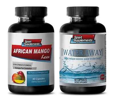 Fat Loss Extreme Program - AFRICAN MANGO – WATER AWAY COMBO 2B - Cranberry Liqui • $37.43