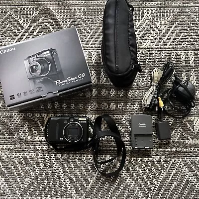 Canon Powershot G9 12.1MP CCD Sensor Digital Camera - Original Box -Excellent • £200