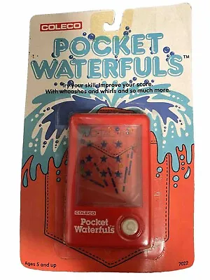 Vintage 1988 Coleco Pocket Waterfuls Tic-Tac-Toe Game Unopened • $25