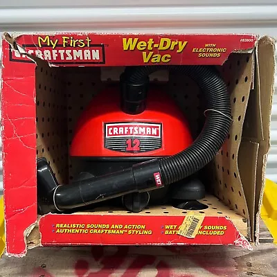 Craftsman My First Wet-Dry Vac With Electronic Sounds Toy Vacuum New Old Stock • $49.99