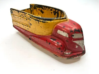 Vintage Sun Rubber Co. Streamlined Truck Red Yellow - Original • $35