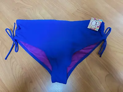 Ocean Pacific OP Womens Bikini Swim Bottoms Trunks 2X 19-21 NEW NWT 2XL XXL Surf • £14.45