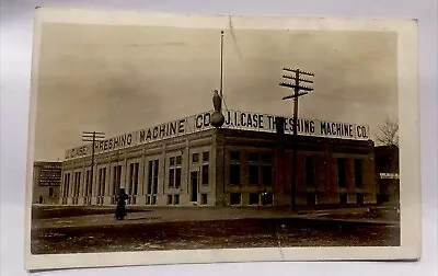 RPPC C1910 Racine WI  J.I. Case Threshing Machine Building Postcard  Wisconsin • $69.98