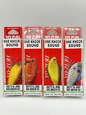 Yo-Zuri Rattl'N Vibe 1 Knock 5/8 Oz Lipless Crankbait Vibrating Lure CHOSE COLOR • $10.99