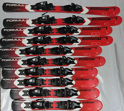 Elan Formula Kids Skis 2022 With Size Adjustable Bindings Pick Your Size NEW • $167.49