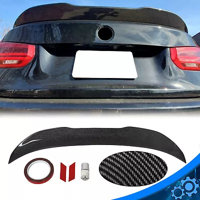 For 12-18 BMW F30 & F80 M3 Carbon Fiber Color PSM Style Rear Trunk Spoiler Lip • $56