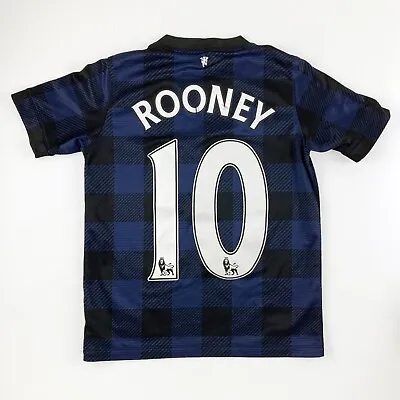 Nike Manchester United Wayne Rooney 2013/2014 Shirt Jersey Kids Youth Medium • $28