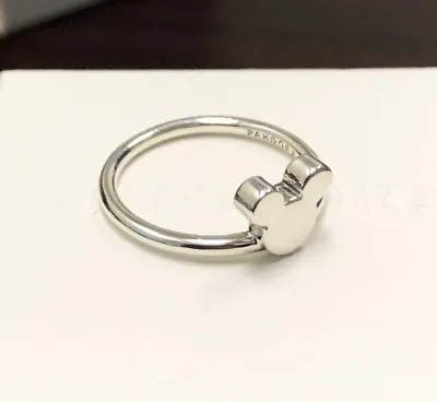 Pandora Disney Mickey Mouse Silhouette Ring #197508 +HINGED BOX+POLISH CLOTH+Tag • $35.95