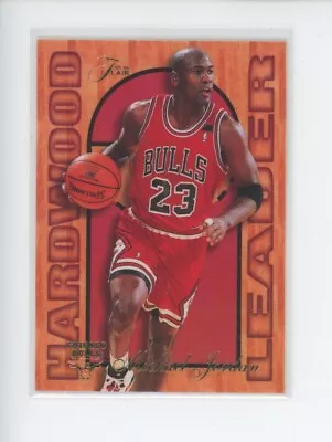 Michael Jordan 1995-96 Flair #4 Hardwood Leaders Chicago Bulls • $14.99