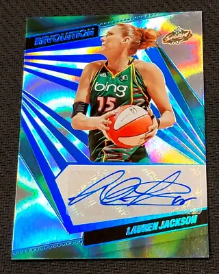 $9.75 • Buy 2021-22 Revolution WNBA Lauren Jackson Infinite Auto Autograph 06/25 Made Storm