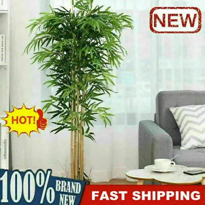 $8.92 • Buy 20Pcs Artificial Plant Bamboo Leaf Branch For Fake Tree Wedding Home Decor US