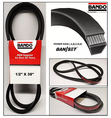 BANDO REPLACEMENT BELT 1/2 X38   FOR CRAFTSMAN MURRAY SNOWBLOWER 585416MA • $10.95