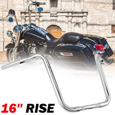 16  Rise 1.25  Ape Hanger Bar Handlebar For Harley Softail Sportster Road King • $75.95