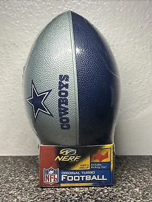 NEW Old Stock Kenner Hasbro Nerf Turbo Football 1998 Dallas Cowboys Sealed NFL D • $76.66