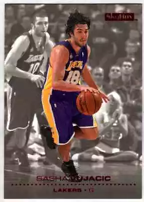 Sasha Vujacic 2008-09 Skybox Ruby /50 • $5