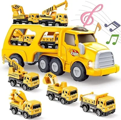 2 3 Year Old Boys Toy Cars Construction Toys For 1-6 Year Old Boys Toys Age 1- • £20.50