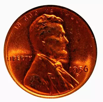 1956 D/D Lincoln Wheat Penny ANACSS MS-65 RD • $99.99