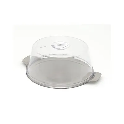 12  Stainless Steel Cake Plate With Polycarbonate Cake Cover Cake Equipment • £15.01