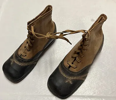 Antique 1920-30s Child's Leather Size 8 Boots  Twinkies Hamilton Brown Shoe Co • $221.28