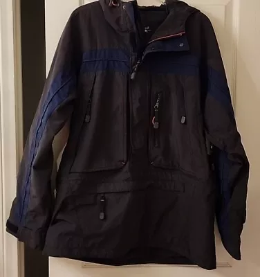Eddie Bauer EBTek WeatherEdge Pullover Jacket With Hood Men's Size Medium • $48