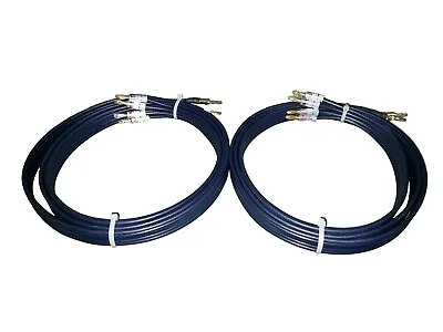  Cable Talk .Talk 3.1 Bi-wire Speaker Cables 2 X 2.2 Metre Spkr. Cables & Plugs • £49.95