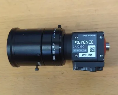 CA-035C Keyence Vision Color Camera WITH F1.6/4.4 Lens • $800