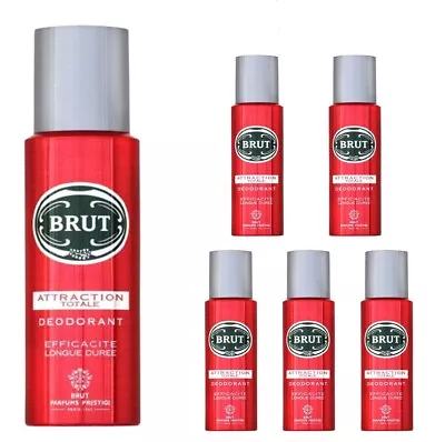 Brut Deodorant Attraction Totale 200ml X 6 • £15.97