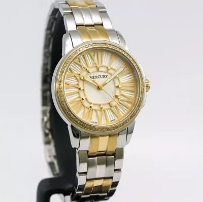 Mercury • Swiss Diamond Watch • ME330-SG-D-1 • 80 White Diamonds 0.45ct • $348.50