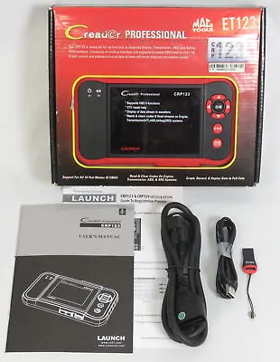 MAC Tools LAUNCH Tech 2012 Creader Pro Diagnostic Scanner Reader CRP123 NIB • $124.99