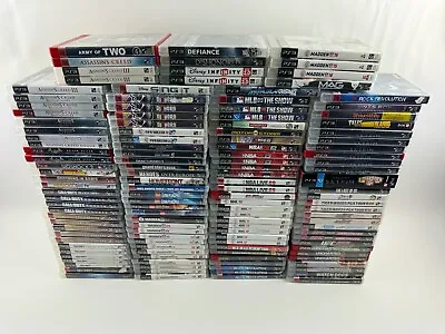 Sony Playstation 3 PS3 Games With Cases Pick & Choose For Huge Lot Selection! • $6.99
