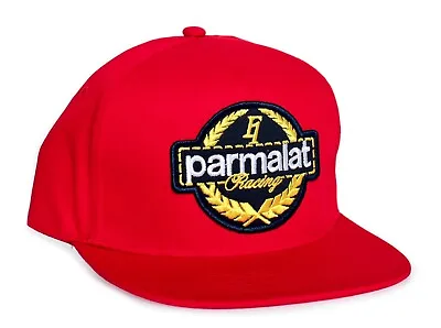 Parmalat Hat F1 Racing Car Team Niki Lauda Embroidered Cap Flat Red • $22.95