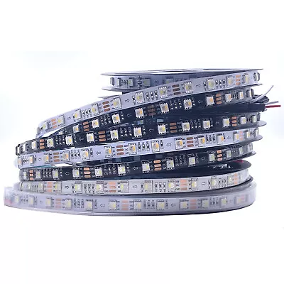 DC12V SK6812 RGBW RGBWW Led Strip Light 5M 60 LEDS Black White PCB IP30 65 67 • $35