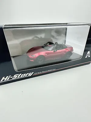 Hi Story 1/43 MAZDA Roadster 2015 MX-5 MIATA Soul Red HS129 RE Inter Aride • $79.90