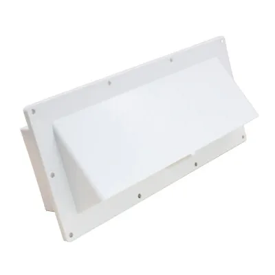 RV Stove/Bathroom/Range Hood Exhaust Vent Cover White Color With Outside Damper  • $13.99
