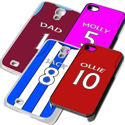 PERSONALISED Football Kit Phone Cover For IPhone IPod Samsung 4 5 6 7 8 6th Case • £5.99