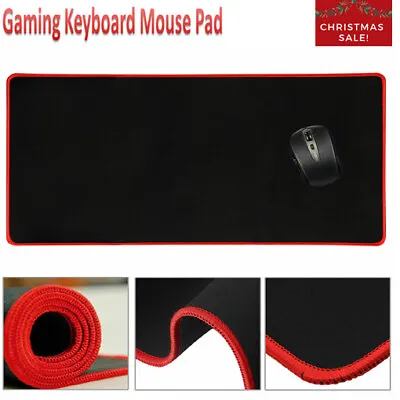 £2.77 • Buy Gaming Keyboard Mouse Pad Extra Large 60CM X 30CM XL Mat For PC Laptop Macbook