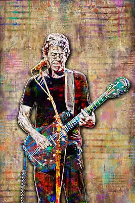 Lou Reed Of Velvet Underground Poster Lou Reed  POP ART FREE SHIPPING US • $59.99