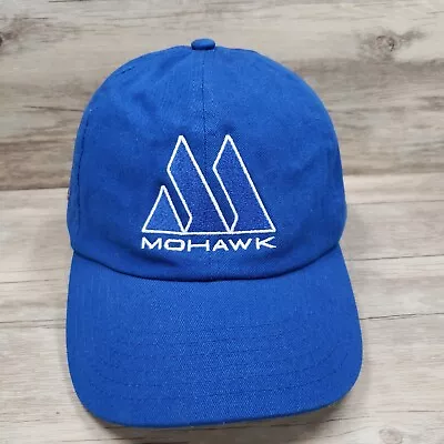 Mohawk MFG Logo Hat Cap Strapback Dad Cap Blue Embroidered Cotton Adjustable • $14.99