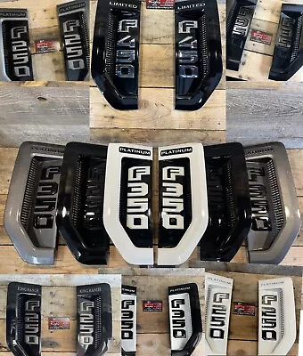 $579.98 • Buy OEM 2017-2022 Ford Super Duty Paint To Match Fender Vent Emblem - F250 F350 F450