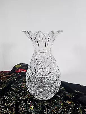 Vintage Shannon Crystal Pineapple Hospitality Vase • $59.99