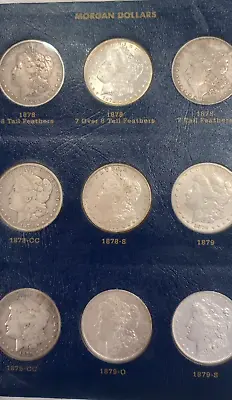 The COMPLETE 97 Coin Morgan Silver Dollar Set-All Key Dates Except 1895 • $17500