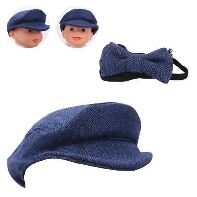 Monthly Baby Photography Props Flat Cap For Boys | Infant Photo Shoot Outfit • £4.84